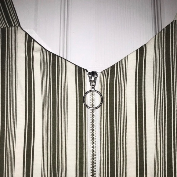 Romeo & Juliet Couture Striped Belted Jumpsuit - Picture 5 of 11